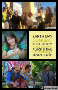 Earth Day Concert w Pluck amp Rail Susan Bozso The EarthTones