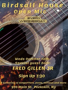 Wednesday Night Open Mic with Guest Host Fred Gillen Jr