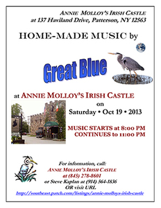 Poster for Great Blue  Annie Molloys Irish Castle