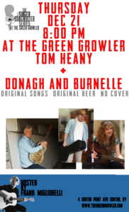 Singer Songwriter Series at The Green GrowlerTom Heany and Donagh and Burnelle
