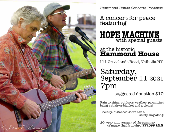 Hope Machine With Special Guests  A Concert For Peace