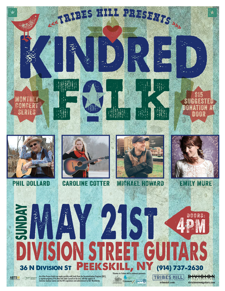 TRIBES HILL PRESENTS KINDRED FOLK at Division Street Guitars