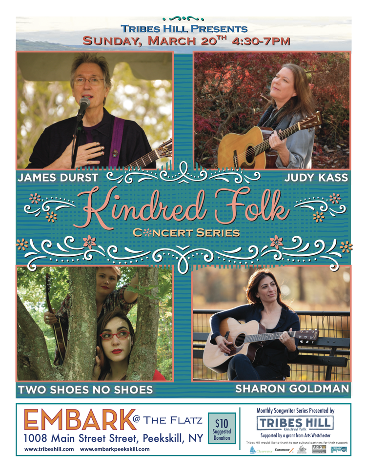 Tribes Hill Presents Kindred Folk at Embark  Sunday March 20